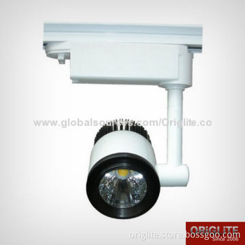 SAA Listed LED Track Light, 30W, 85-245V AC, Lifud Power, BridgeLux Chip, COB LED, 3yrs Warranty